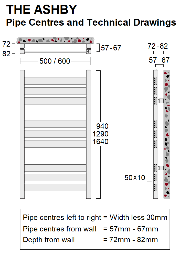 Ashby designer Ladder Rail 1640 x 600